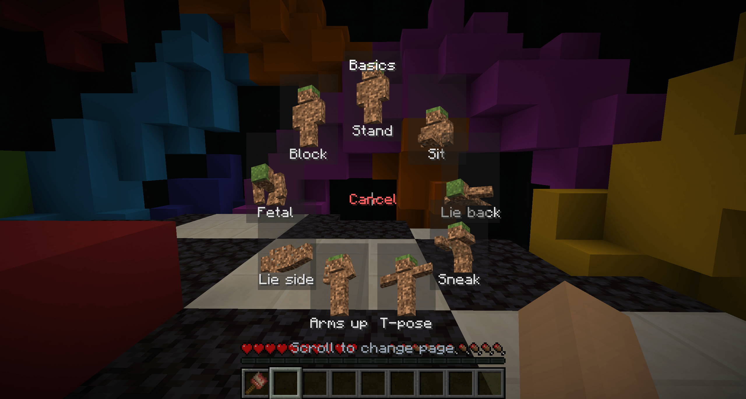Pose wheel screenshot